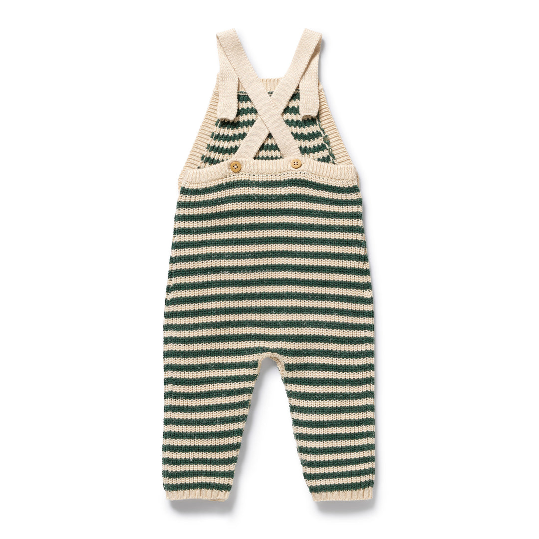 Wilson & Frenchy Organic Knitted Stripe Overall - Clover