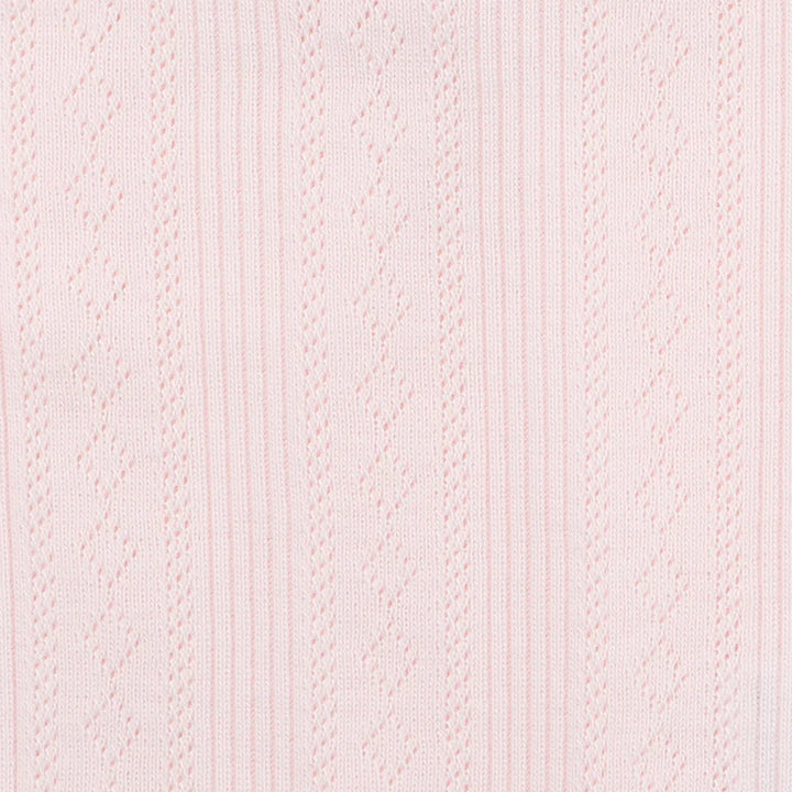 Minihaha Pointelle Organic Long Sleeve Tee - Pink