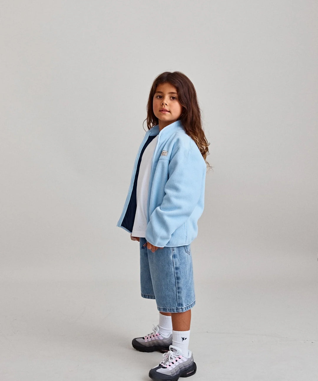 Sonnie Max Zip Fleece - Baby Blue