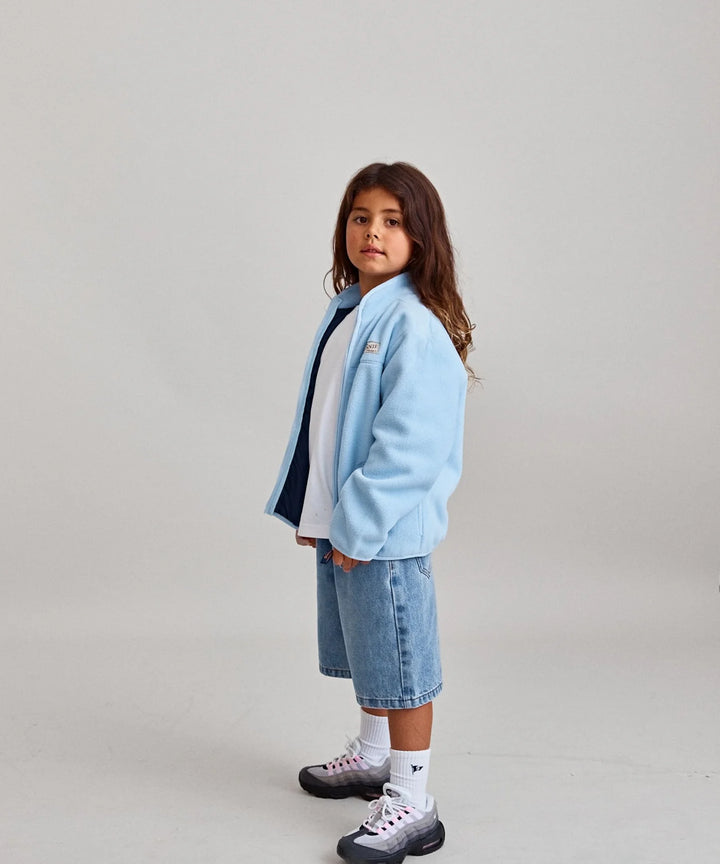 Sonnie Max Zip Fleece - Baby Blue