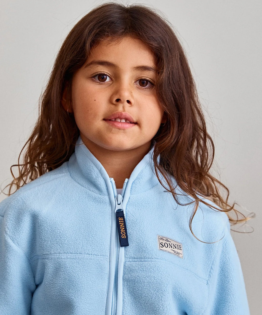 Sonnie Max Zip Fleece - Baby Blue