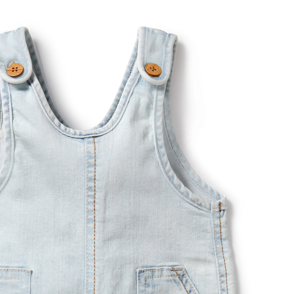 Wilson and Frenchy Denim Overall - Shoulder Buttons