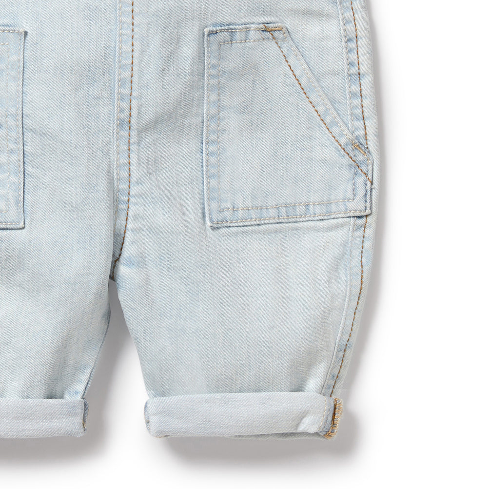 Wilson and Frenchy Denim Overall - Shoulder Buttons