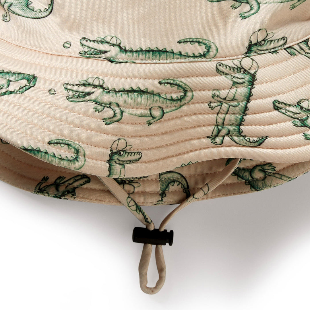 Wilson and Frenchy Swim Sun Hat - Little Croc