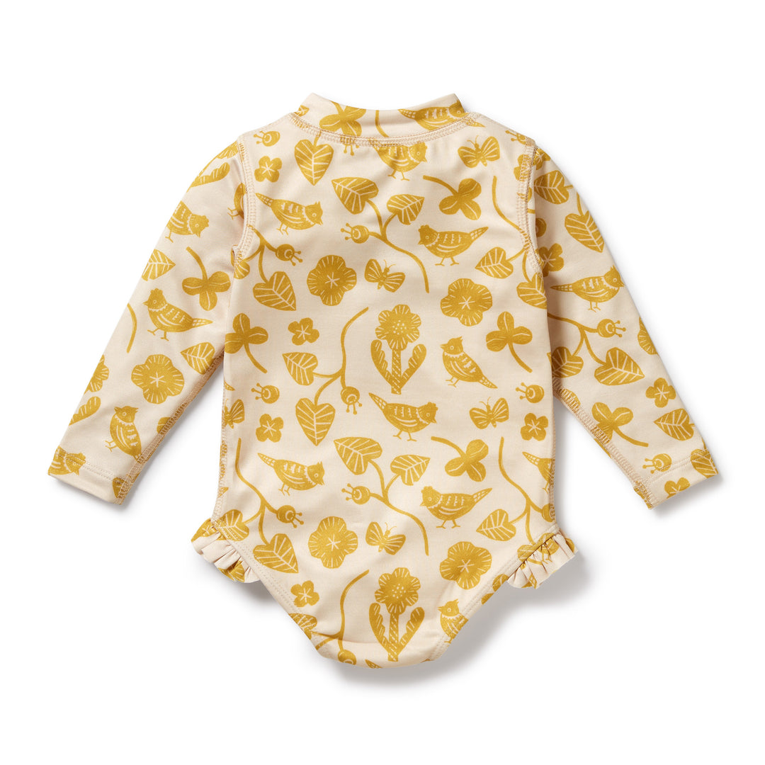 Wilson and Frenchy Long Sleeve Swimsuit - Goldie Floral