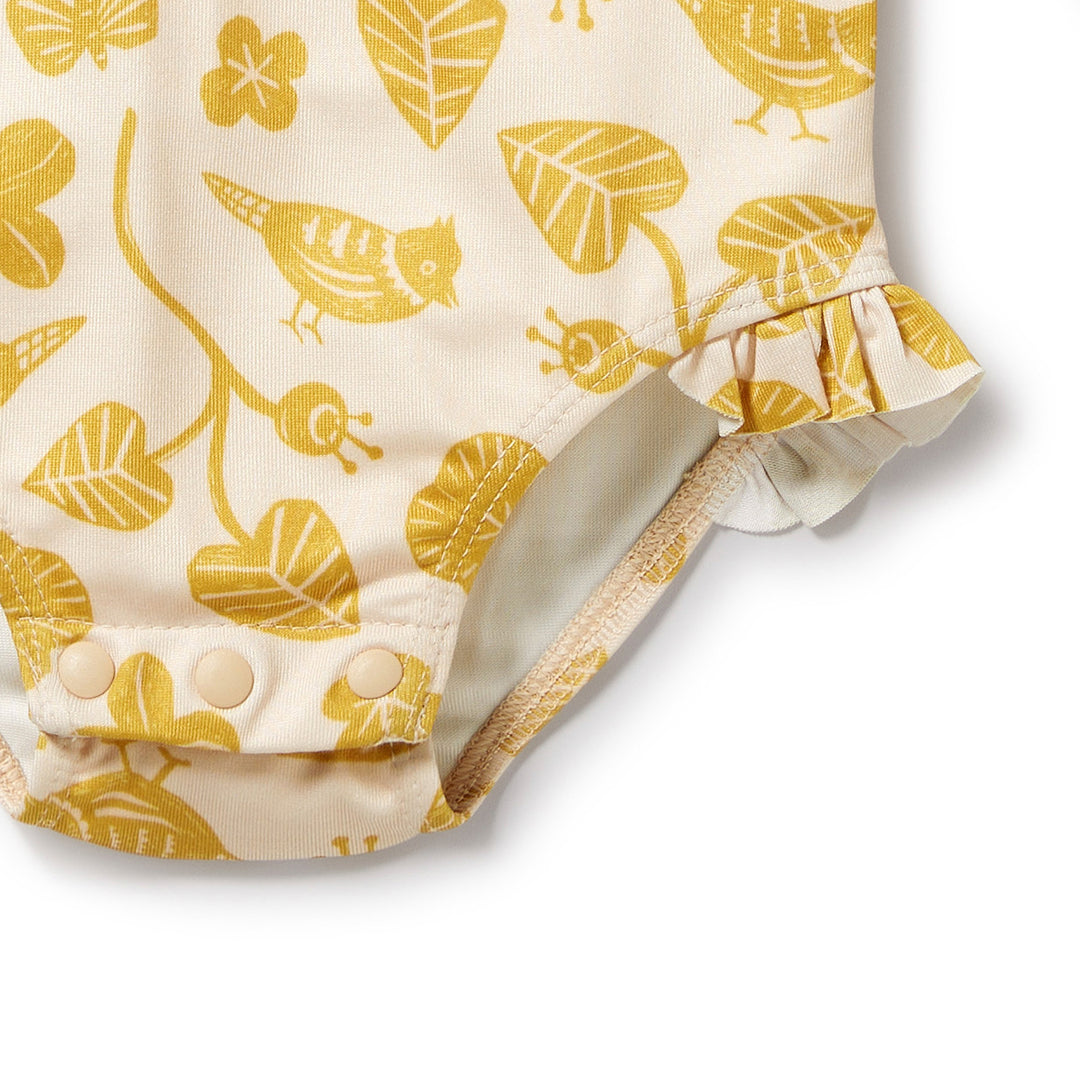 Wilson and Frenchy Long Sleeve Swimsuit - Goldie Floral