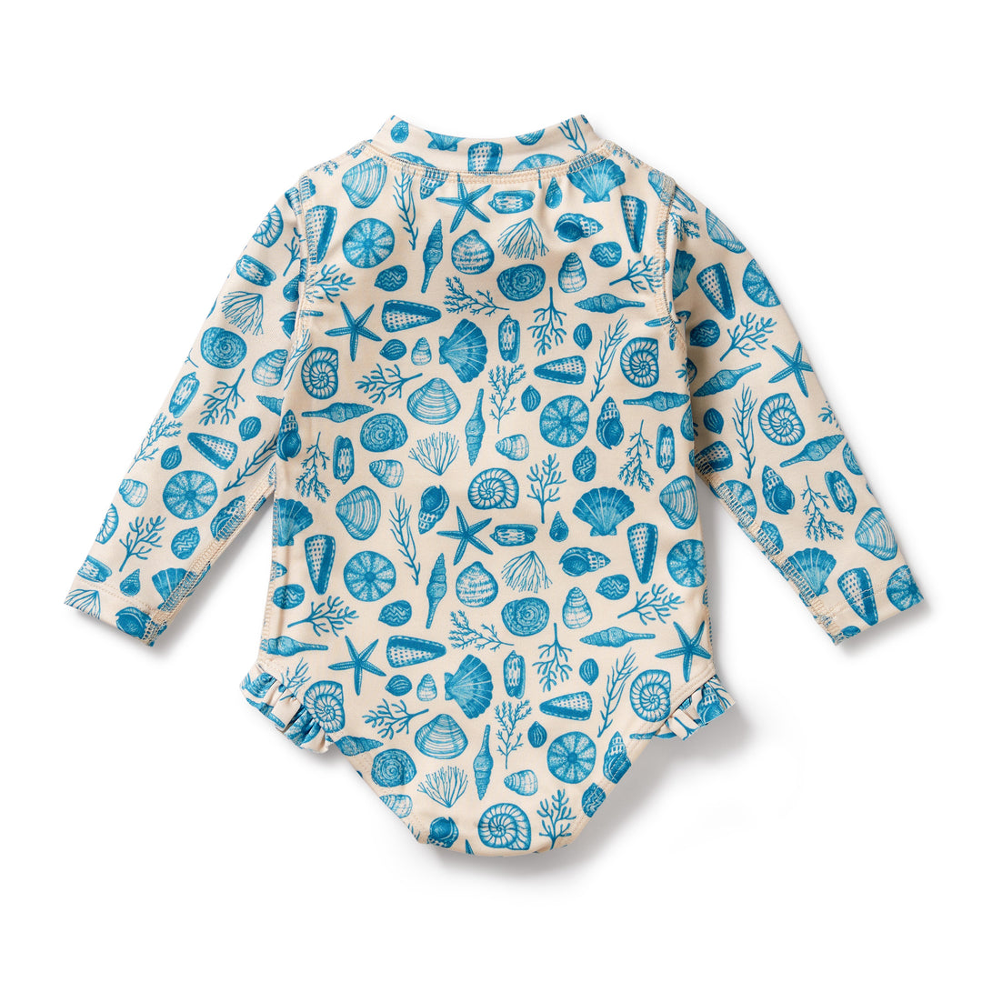 Wilson and Frenchy Long Sleeve Swimsuit - Shells