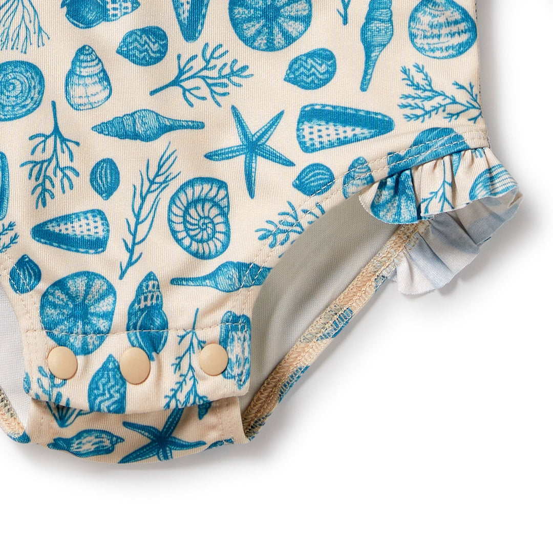 Wilson and Frenchy Long Sleeve Swimsuit - Shells