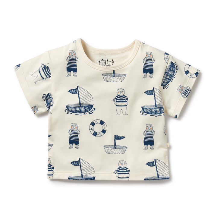 Wilson and Frenchy Organic Tee - Nautical Bear