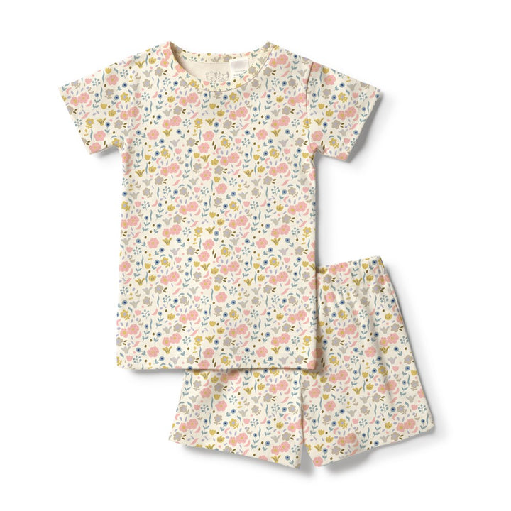 Wilson and Frenchy Short Sleeve Organic Pyjamas - Ava Floral