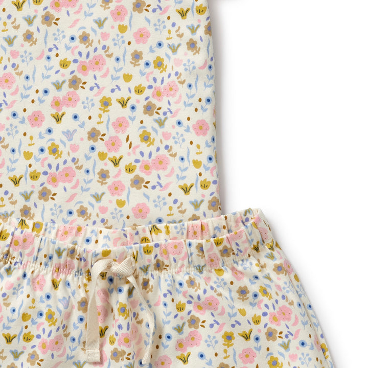 Wilson and Frenchy Short Sleeve Organic Pyjamas - Ava Floral