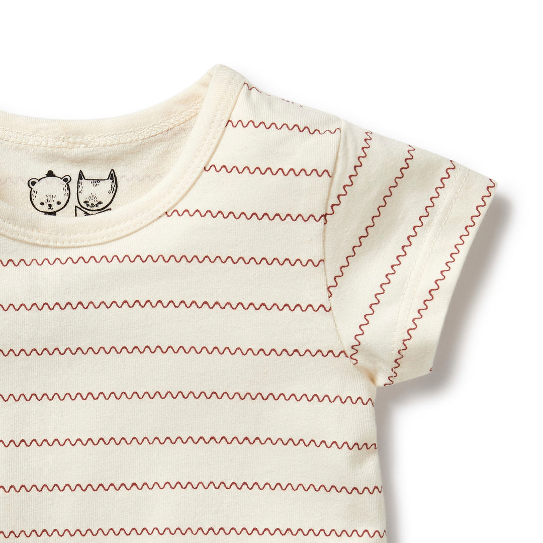 Wilson and Frenchy Organic Tee - Squiggle