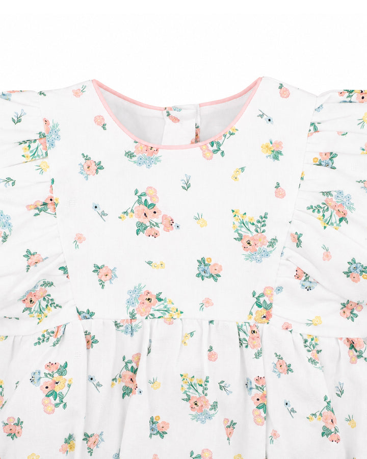 Bébé by Minihaha Pia Puff Sleeve Bodysuit - Pia Print