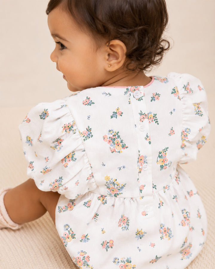 Bébé by Minihaha Pia Puff Sleeve Bodysuit - Pia Print