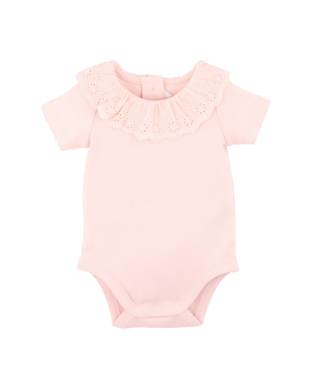 Bébé by Minihaha Pia Lace Collar Bodysuit - Summer Pink