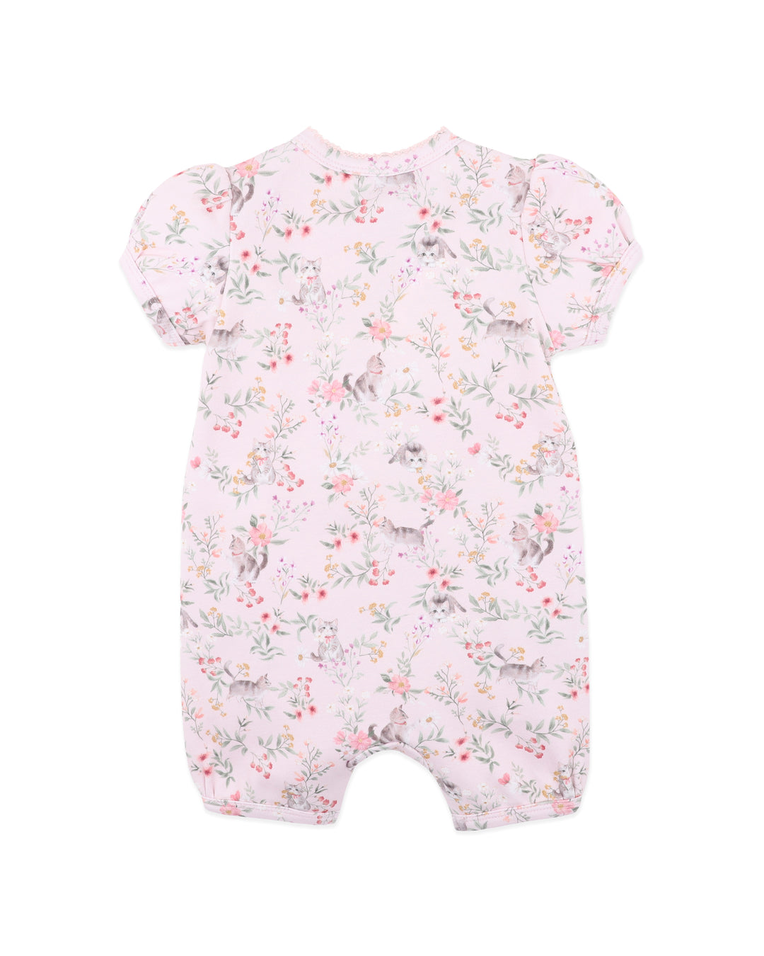 Bébé by Minihaha Willa Organic SS Zip Romper - Willa Print