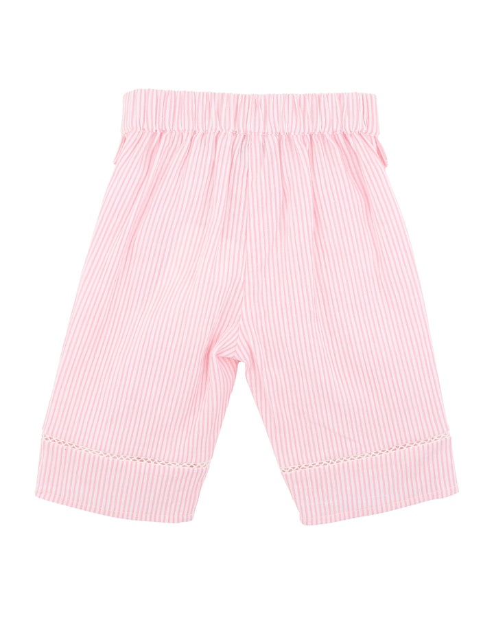 Bébé by Minihaha Willa Stripe Pants - Musk Pink