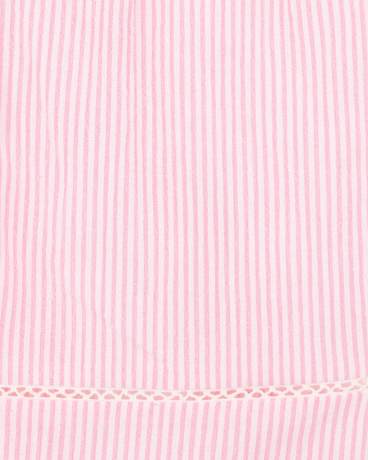 Bébé by Minihaha Willa Stripe Pants - Musk Pink
