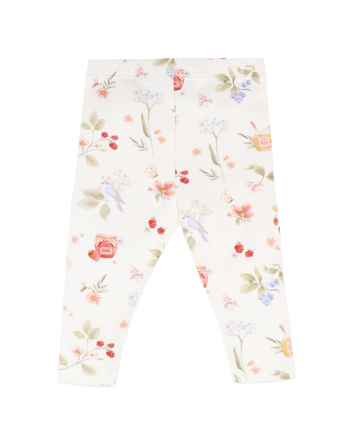 Bébé by Minihaha Organic Leggings - Poppy Print