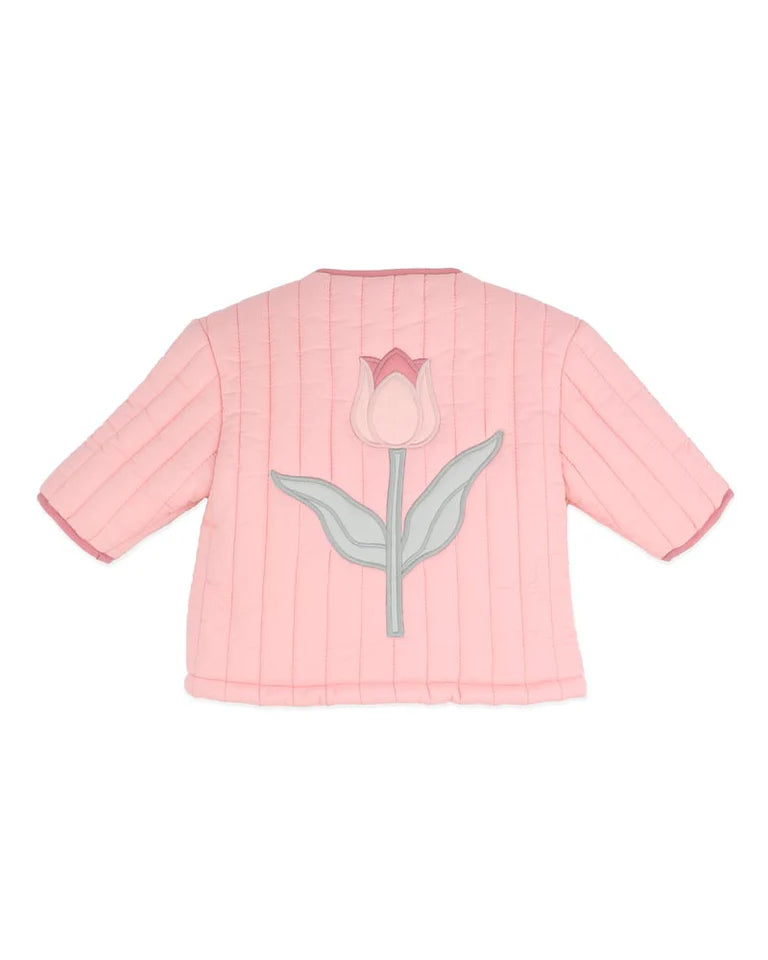 Bébé by Minihaha Fern Quilted Tulip Jacket - Pink