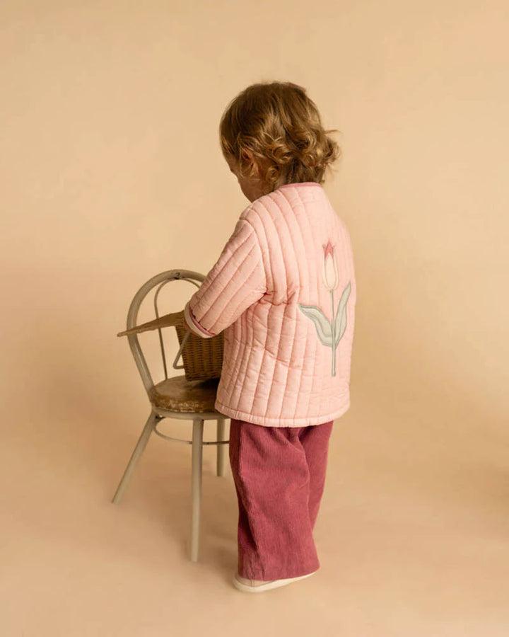 Bébé by Minihaha Fern Quilted Tulip Jacket - Pink