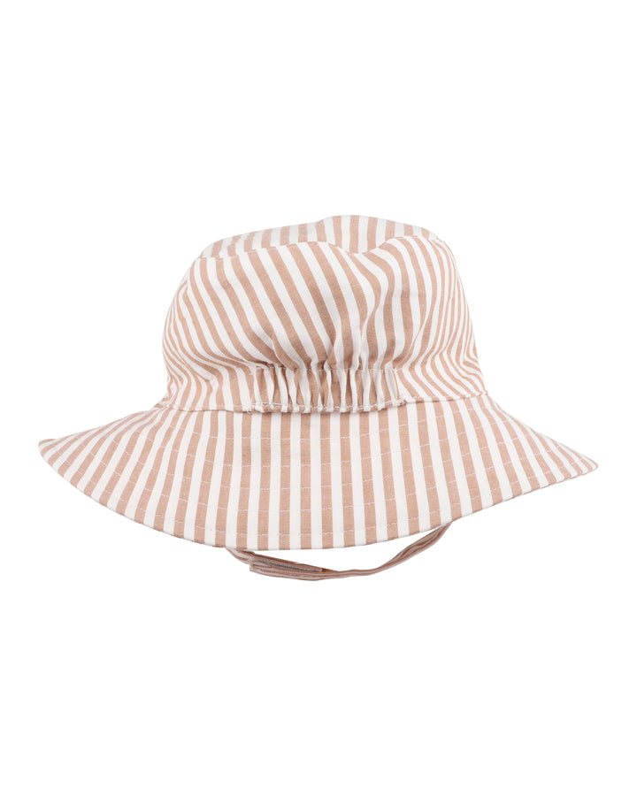 Bébé by Minihaha Brady Sunhat - Caramel Stripe