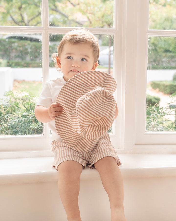 Bébé by Minihaha Brady Shorts - Caramel Stripe