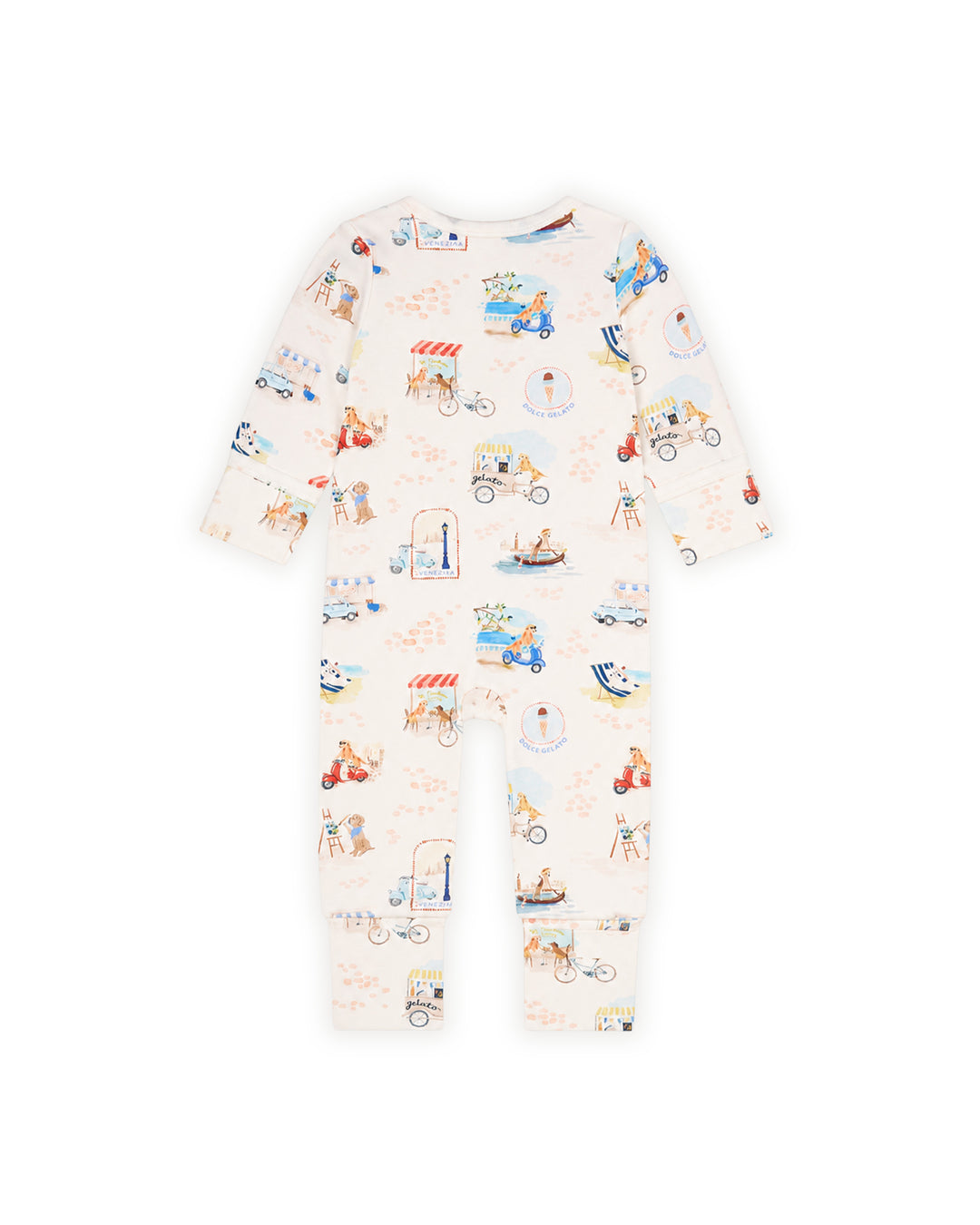 Bébé by Minihaha Organic Long Sleeved Zipsuit - Alexi Print