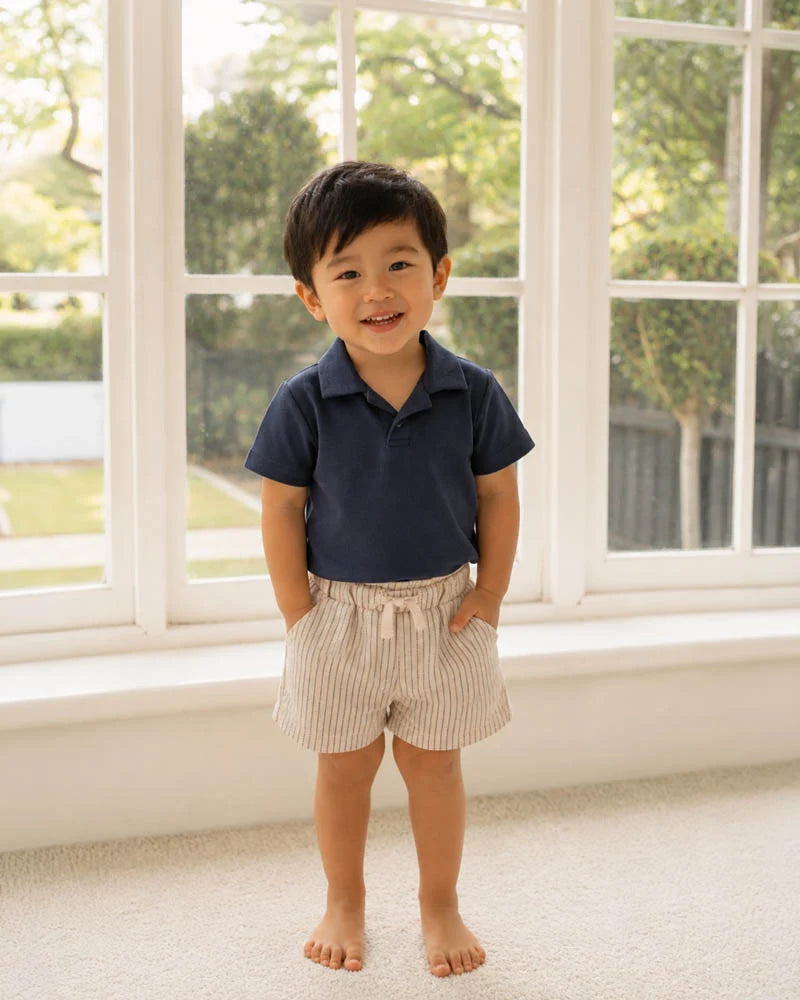 Bébé by Minihaha size 3-7Y Evan Polo - Indigo