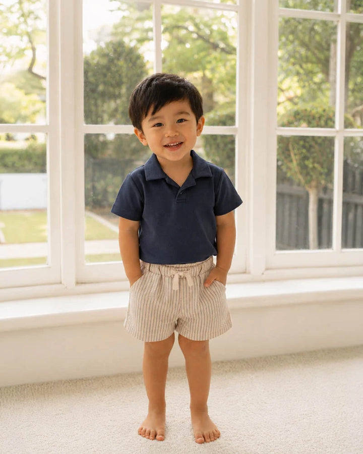 Bébé by Minihaha size 3-7Y Evan Polo - Indigo
