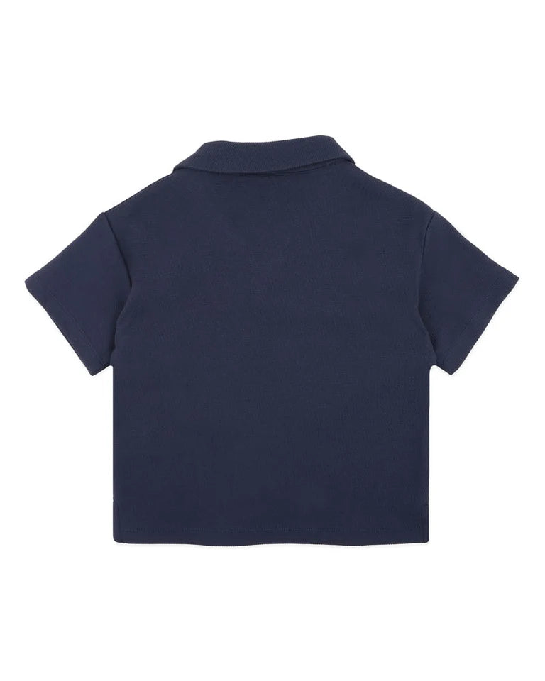 Bébé by Minihaha size 3-7Y Evan Polo - Indigo