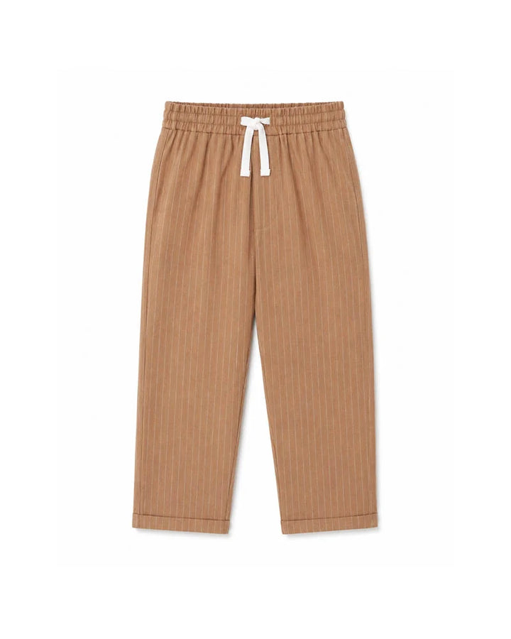 Bébé by Minihaha size 3-7Y Evan Pants - Caramel Stripe