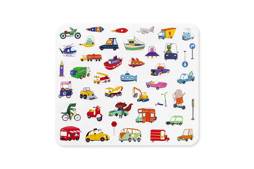 Edicare Editora 160 Sticker Set - Vehicles