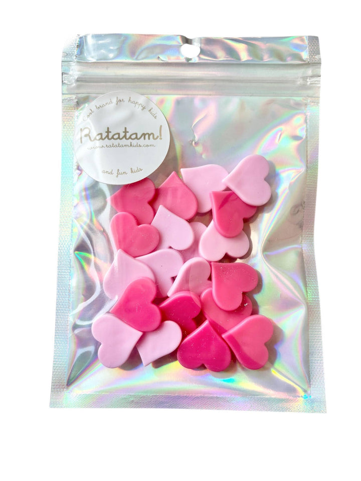 Ratatam! Clip-on Bike Accessories - Pink Hearts / Pre Order