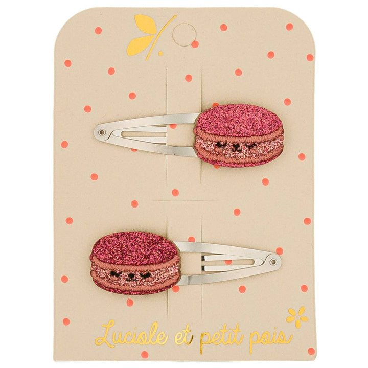 Luciole et Petit Pois Ninon Macaron Hair Clips - Pair