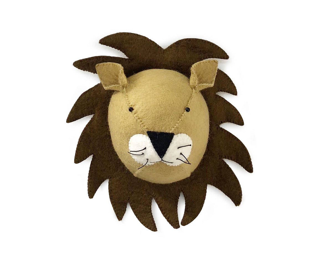 Gamcha Animal Head - Beige Lion