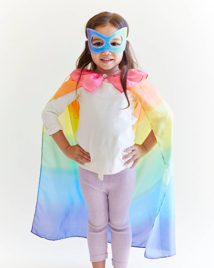 Sarah’s Silks - Rainbow Cape