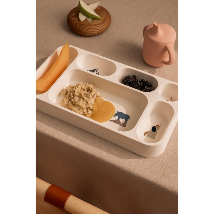 Liewood Mosu Divider Plate - All Together / Sandy