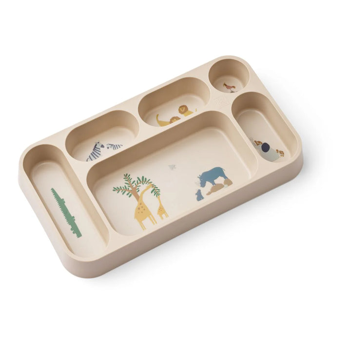 Liewood Mosu Divider Plate - All Together / Sandy