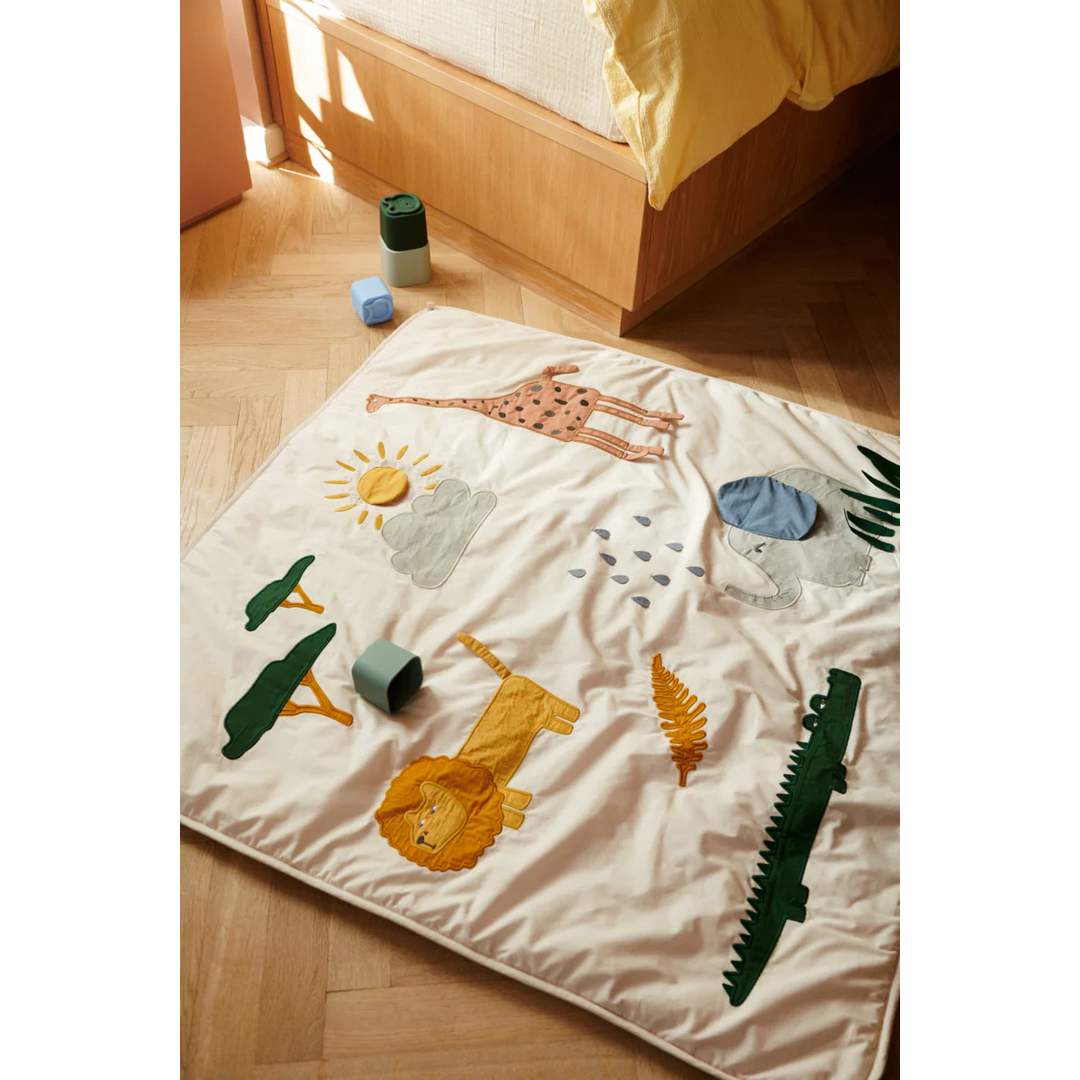 Liewood Glenn Activity Blanket - Safari Sandy Mix