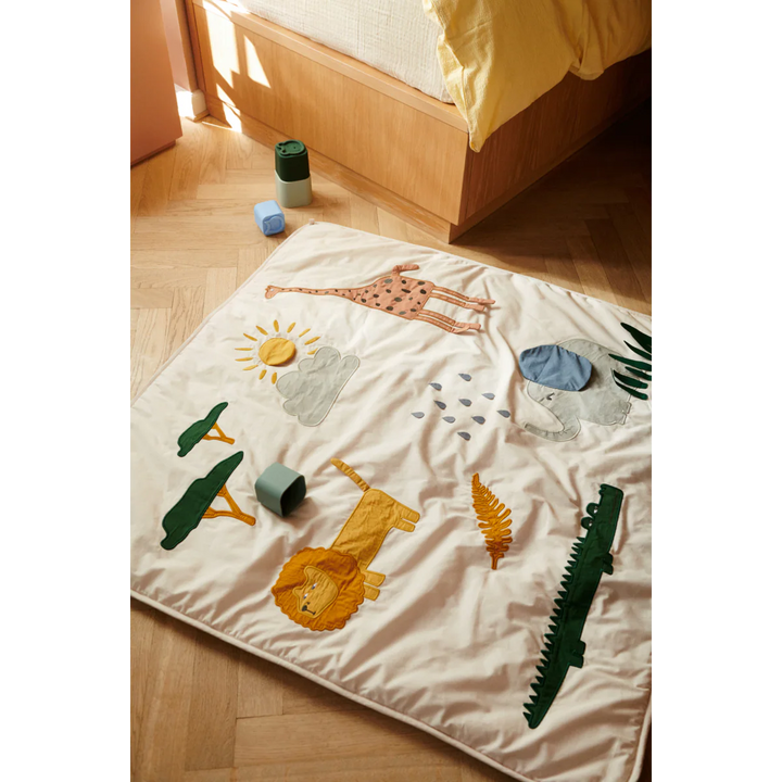 Liewood Glenn Activity Blanket - Safari Sandy Mix