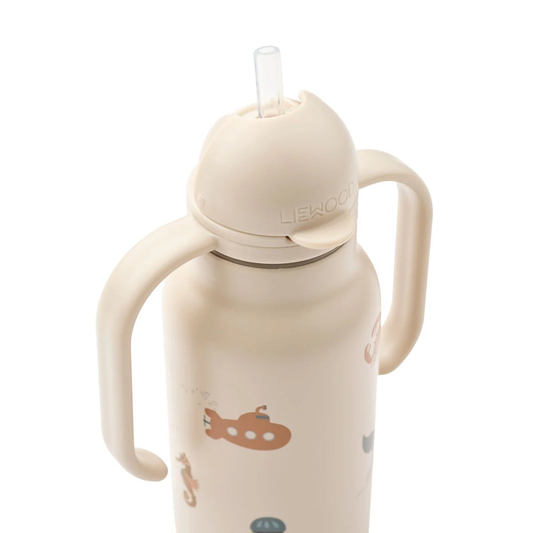 Liewood Kimmie Water Bottle 250 ml - Sea Creature / Sandy