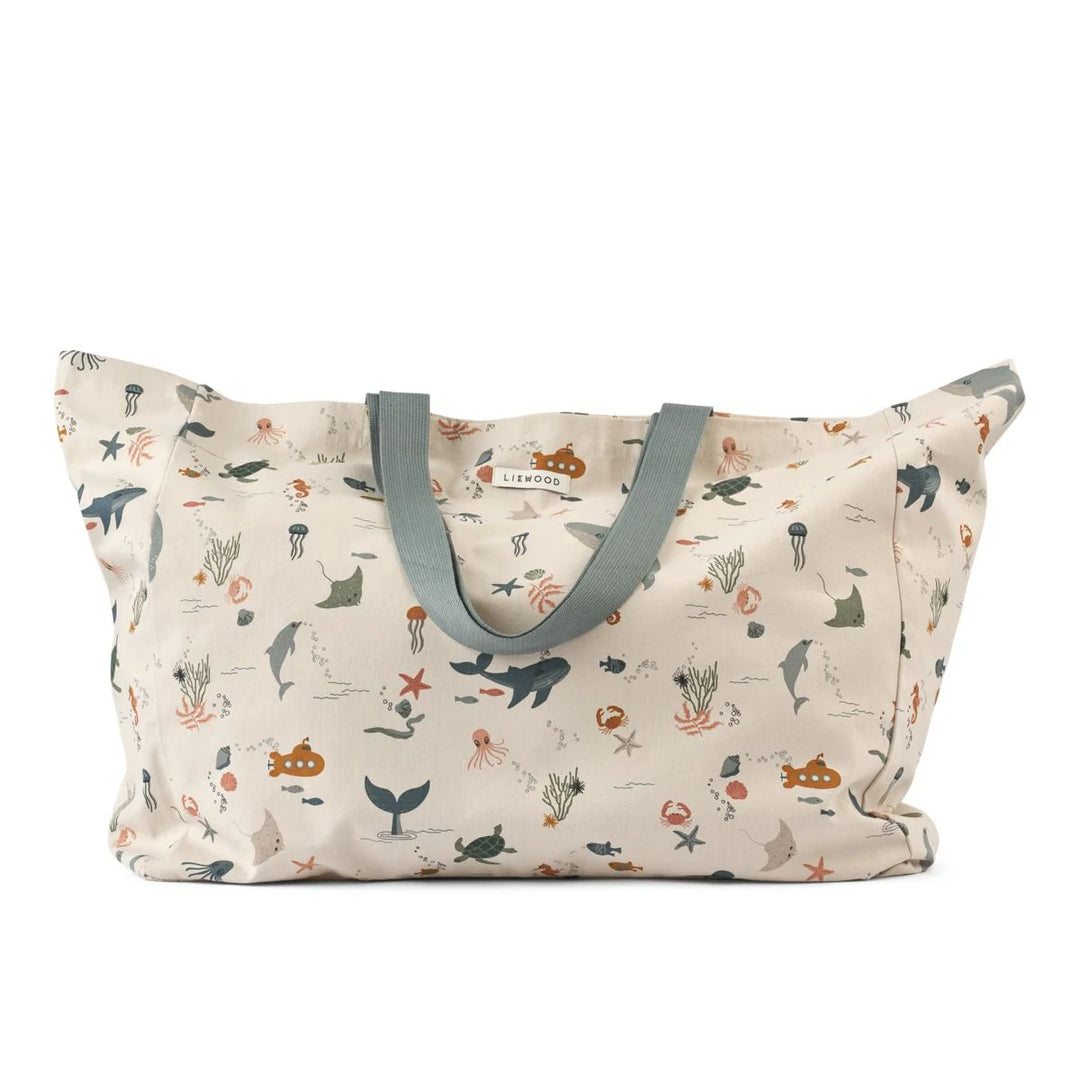 Liewood Maxi Tote Bag - Sea Creature / Sandy