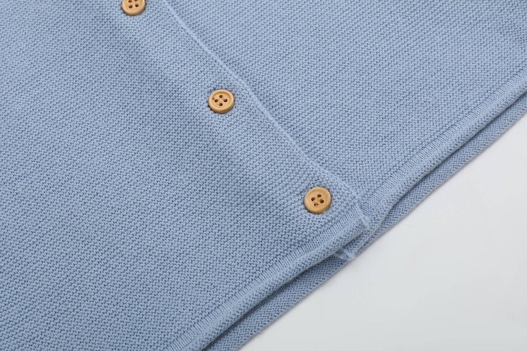 Ben & Lola Esme Cotton Cardigan - Soft Blue