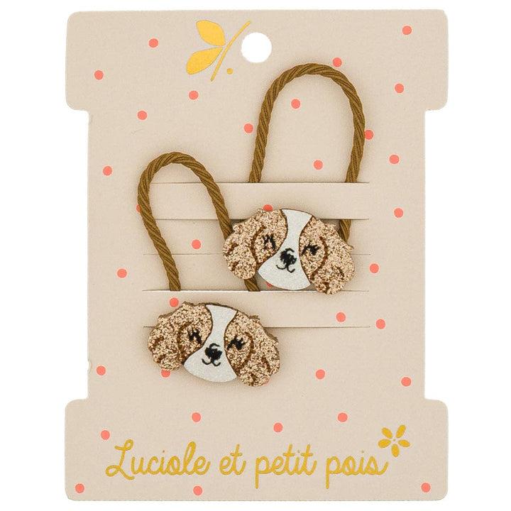 Luciole et Petit Pois Mini Elastics - Teddy
