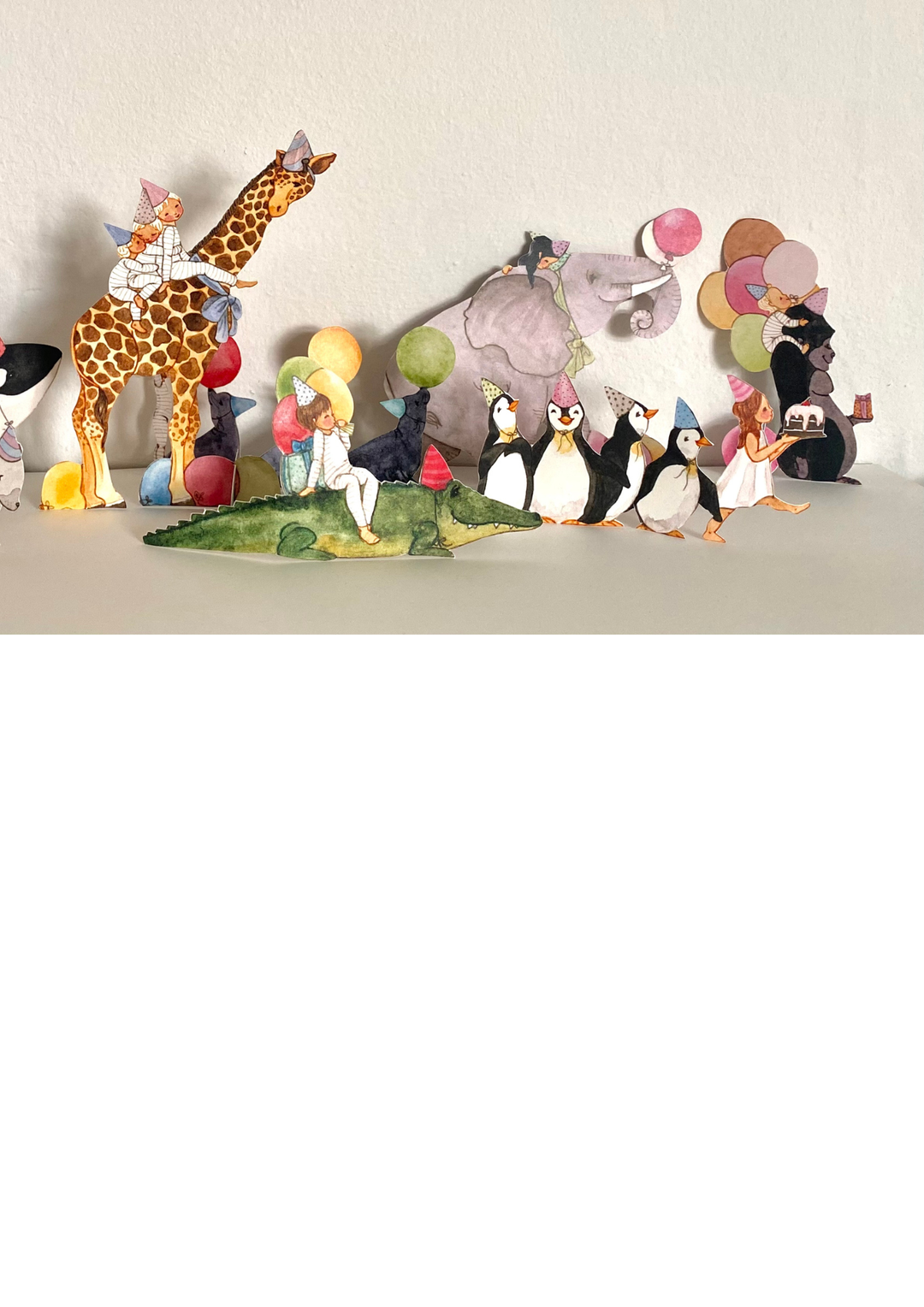 Tall Hat Tales Birthday Decoration - Penguins