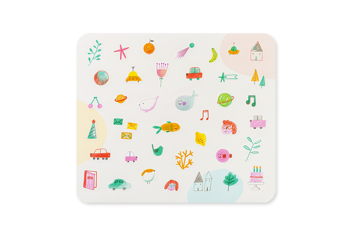 Edicare Editora 160 Sticker Set - Happy Days