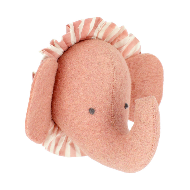 Fiona Walker England Elephant with Vintage Ruff Head Mini - Pink