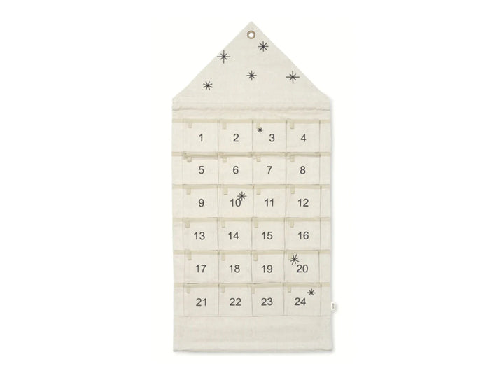 Ferm Living Star Advent Calendar - Sand