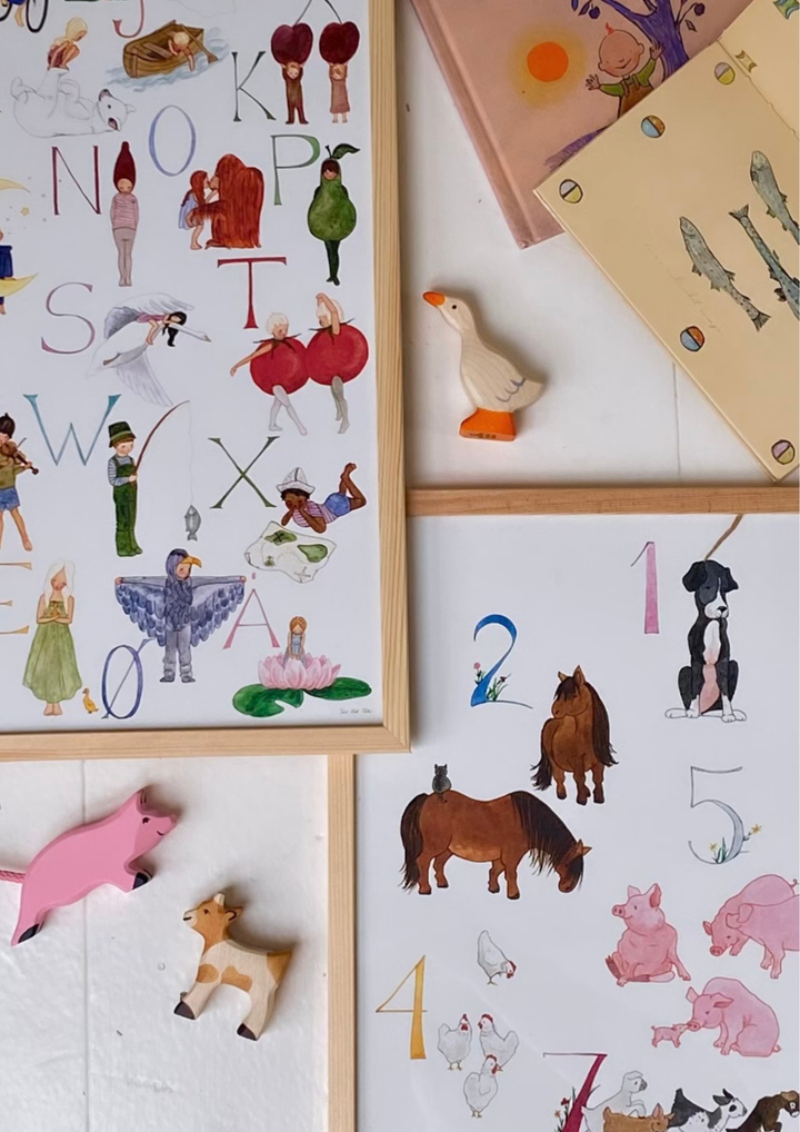 Tall Hat Tales Number Print - A3